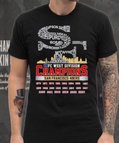 SF big logo NFC West Division Champions San Francisco 49ers shirt