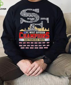 SF big logo NFC West Division Champions San Francisco 49ers hoodie, sweater, longsleeve, shirt v-neck, t-shirt