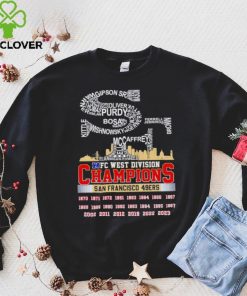 SF big logo NFC West Division Champions San Francisco 49ers hoodie, sweater, longsleeve, shirt v-neck, t-shirt