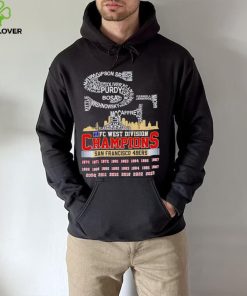 SF big logo NFC West Division Champions San Francisco 49ers hoodie, sweater, longsleeve, shirt v-neck, t-shirt