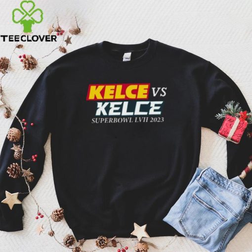 Kelce vs Kelce Funny Kelce’s Brother Travis And Jason Super Bowl 2023 Shirt