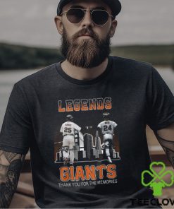 Legends Bonds And Mays Giants Thank You For The Memories T Shirt