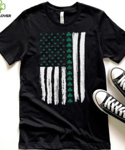 SHAMROCK AMERICAN FLAG MEN'S TSHIRT