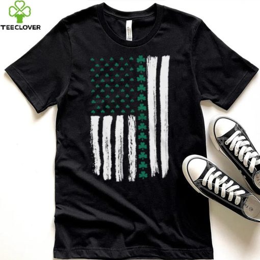 SHAMROCK AMERICAN FLAG MEN’S TSHIRT