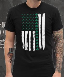 SHAMROCK AMERICAN FLAG MEN'S TSHIRT