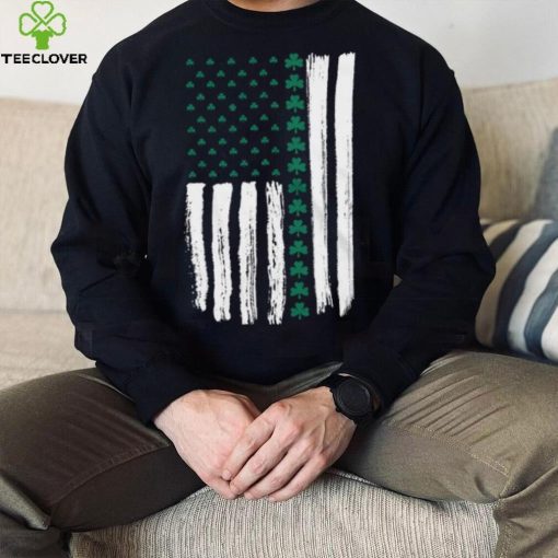 SHAMROCK AMERICAN FLAG MEN’S TSHIRT