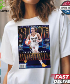 SLAM 2024 25 NBA Preview Indiana Fever Caitlin Clark Undeniable Poster t shirt