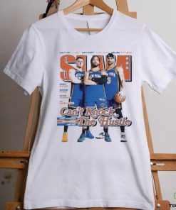 SLAM 249 New York Knicks Can’t Knock The Hustle Donte DiVincenzo Jalen Brunson And Josh Hart Shirt