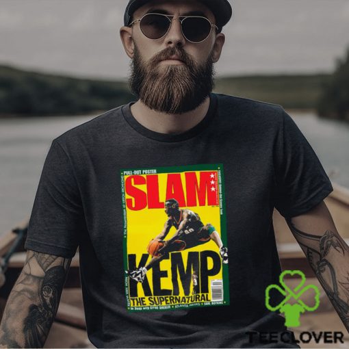 SLAM Cover Tee   Shawn Kemp Shirt