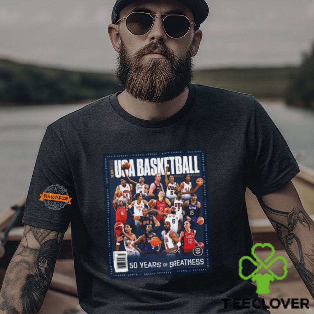SLAM Presents USA Basketball Is Celebrating 50 Years Of Greatness 2024 Paris Olympics Unisex T Shirt SLAM Presents USA Basketball Is Celebrating 50 Years Of Greatness 2024 Paris Olympics Unisex T Shirt