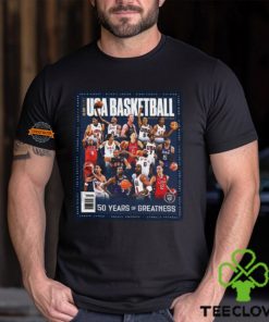 SLAM Presents USA Basketball Is Celebrating 50 Years Of Greatness 2024 Paris Olympics Unisex T Shirt