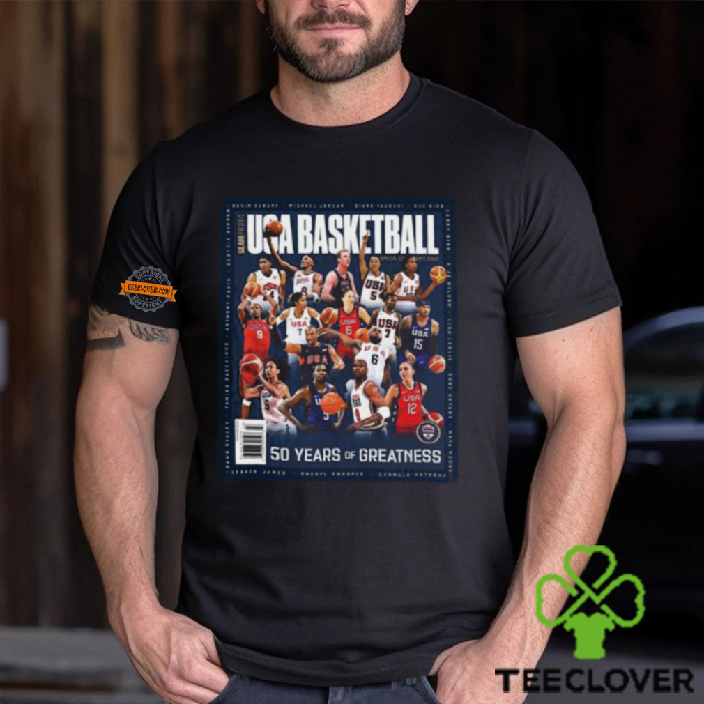 SLAM Presents USA Basketball Is Celebrating 50 Years Of Greatness 2024 Paris Olympics Unisex T Shirt SLAM Presents USA Basketball Is Celebrating 50 Years Of Greatness 2024 Paris Olympics Unisex T Shirt