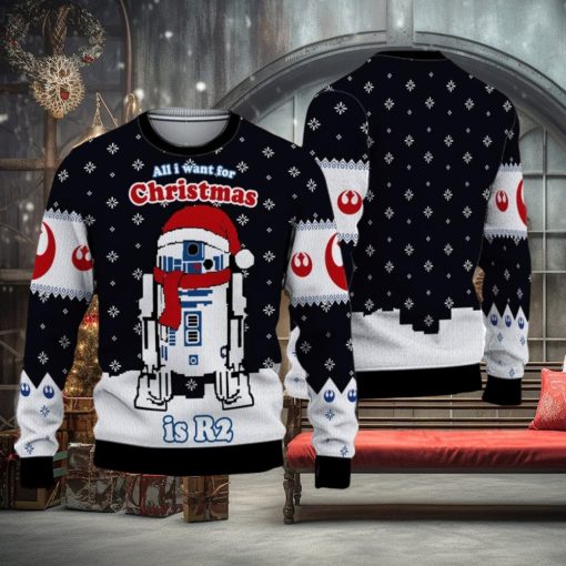 Star Wars R2D2 Ugly Christmas Sweater