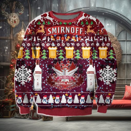 SMIRNOFF Vodka 3D Christmas Ugly Sweater