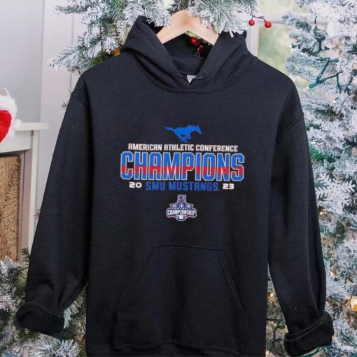 SMU Mustangs 2023 AAC Football Conference Champions hoodie, sweater, longsleeve, shirt v-neck, t-shirt