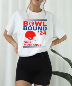 SMU Mustangs 2024 Bowl Bound Helmet Shirt