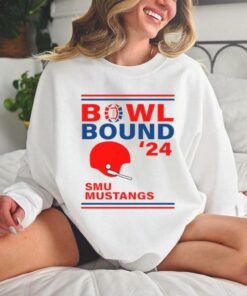 SMU Mustangs 2024 Bowl Bound Helmet Shirt
