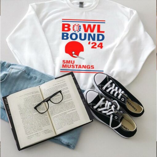 SMU Mustangs 2024 Bowl Bound Helmet Shirt