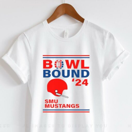 SMU Mustangs 2024 Bowl Bound Helmet Shirt