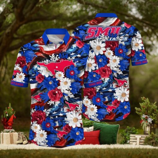 SMU Mustangs NCAA3 Hawaii Shirt Independence Day