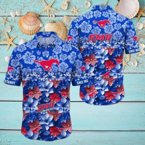 SMU Mustangs NCAA3 Hawaiian Shirt Trending Summer