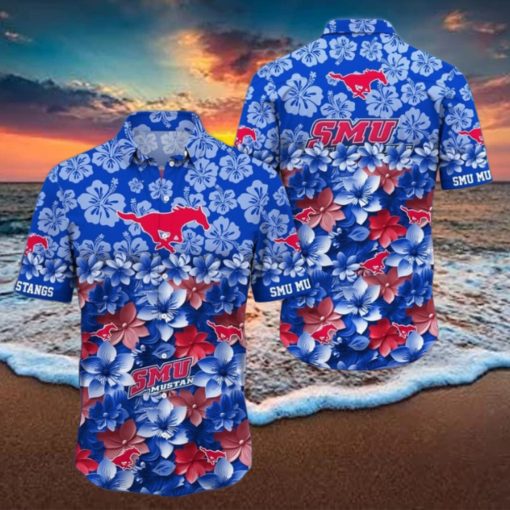 SMU Mustangs NCAA3 Hawaiian Shirt Trending Summer