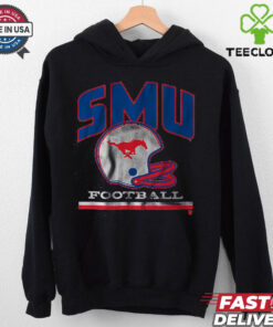 SMU Mustangs Vintage Football Helmet T Shirt