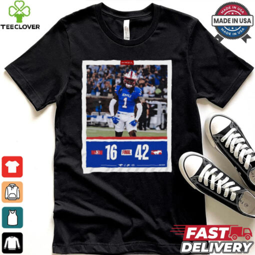 SMU Mustangs Wins 42 16 Florida State Seminoles 2024 ACC Game Final Score Shirt