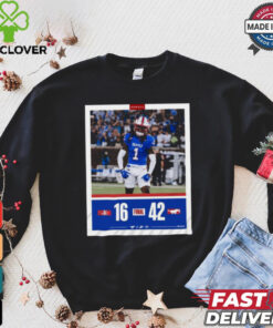 SMU Mustangs Wins 42 16 Florida State Seminoles 2024 ACC Game Final Score Shirt
