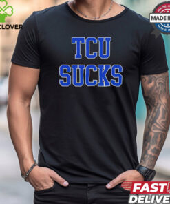 SMU vs. TCU Dallas mayor TCU Sucks shirt