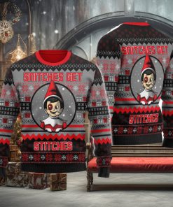 SNITCHES GET STITCHES Ugly Christmas Sweater Christmas Gifts Unisex