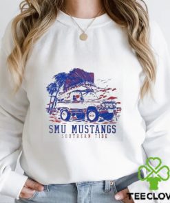 SOUTHERN TIDE wht SMU Southern Methodist University Trophy Catch Shirt