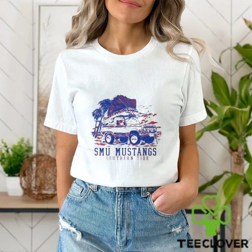 SOUTHERN TIDE wht SMU Southern Methodist University Trophy Catch Shirt