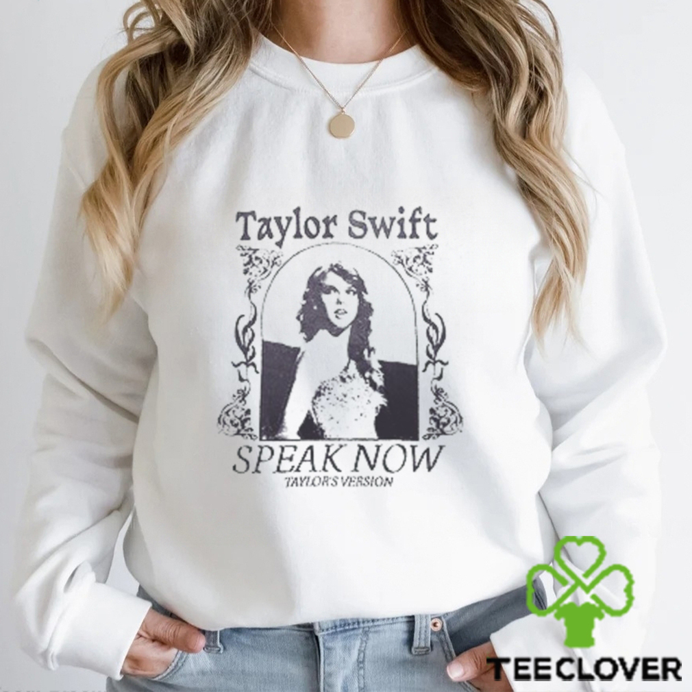 SPEAK NOW (TAYLOR'S VERSION) HEATHER GRAY FLEECE T SHIRT SPEAK NOW (TAYLOR'S VERSION) HEATHER GRAY FLEECE T SHIRT