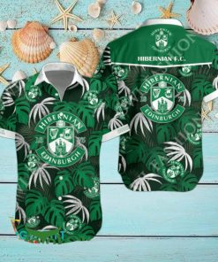 SPFL Championship Hibernian F.C. Tropical Vibe Hawaiian Shirt