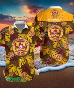 SPFL Championship Motherwell F.C. Tropical Vibe Hawaiian Shirt