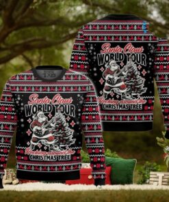 Santa Claus World Tour 2024 Ugly Christmas Sweater