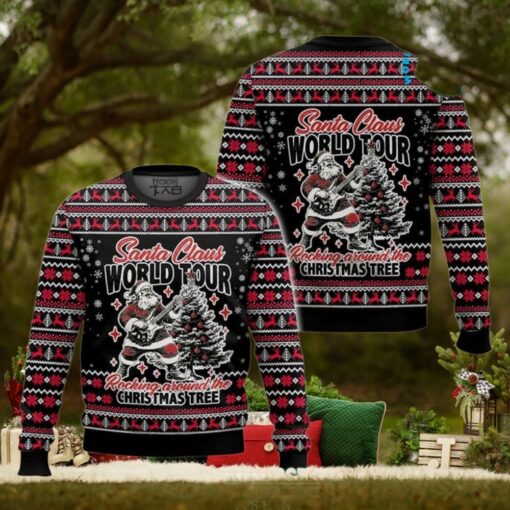 Santa Claus World Tour 2024 Ugly Christmas Sweater
