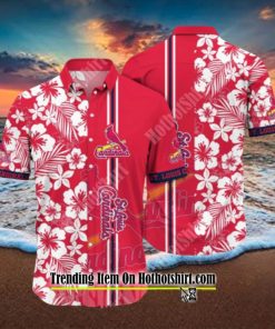 ST LOUIS CARDINALS MLB FLOWER FULL PRINT UNISEX HAWAIIAN SHIRT