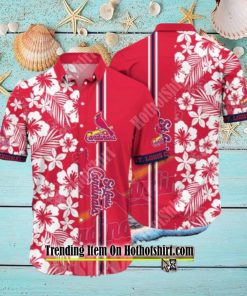 ST LOUIS CARDINALS MLB FLOWER FULL PRINT UNISEX HAWAIIAN SHIRT