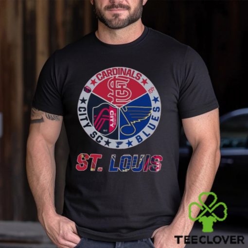 ST Louis Cardinals City SC And Blues 2023 Shirt