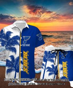 ST. LOUIS BLUES NHL Casual Hawaiian Shirt