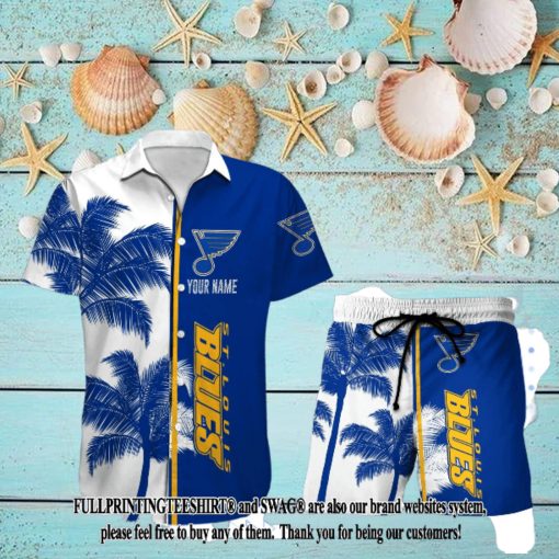 ST. LOUIS BLUES NHL Casual Hawaiian Shirt