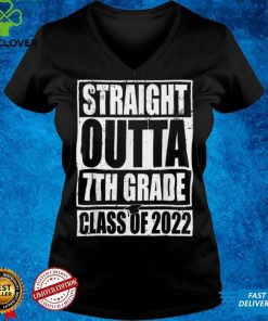 STRAIGHT OUTTA 7th Grade Class Of 2022 Graduation Gift Shirt T Shirt