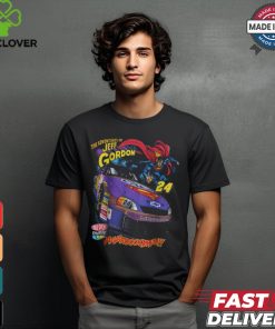 SUPERMAN x NASCAR Jeff Gordon 24 Raw Edge T Shirt