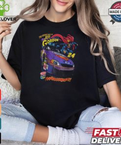 SUPERMAN x NASCAR Jeff Gordon 24 Raw Edge T Shirt