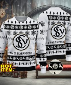 SV 07 Elversberg 3D Christmas Ugly Christmas Sweater Christmas Gift Bundesliga Fans