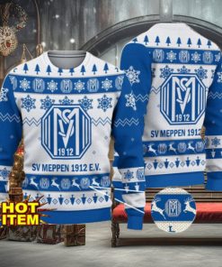 SV Meppen 3D Christmas Ugly Christmas Sweater Christmas Gift Bundesliga Fans