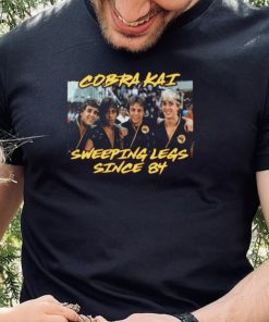 Cobra Kai Vintage Team Cobra Kai T hoodie, sweater, longsleeve, shirt v-neck, t-shirt Sweeping Legs Since 84