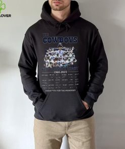 The Dallas Cowboys 63rd Anniversary 1960 2023 Thank You For The Memories Signatures shirt 2 The Dallas Cowboys 63rd Anniversary 1960 2023 Thank You For The Memories Signatures shirt
